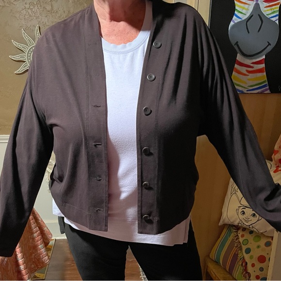 EILEEN FISHER darling cardigan sweater! - Picture 3 of 3
